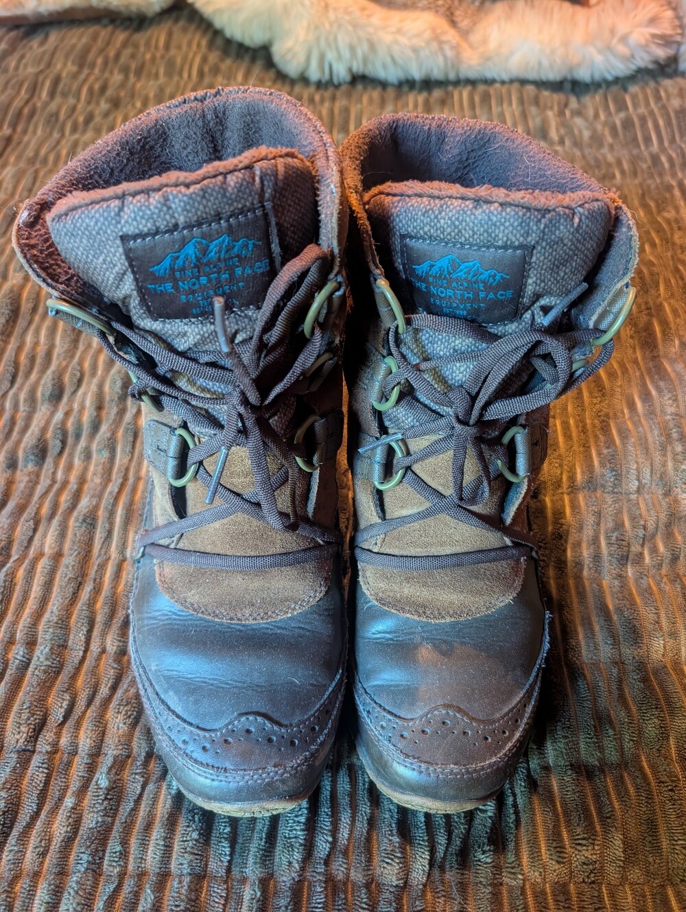 The North Face Brown Lace-Up Boots